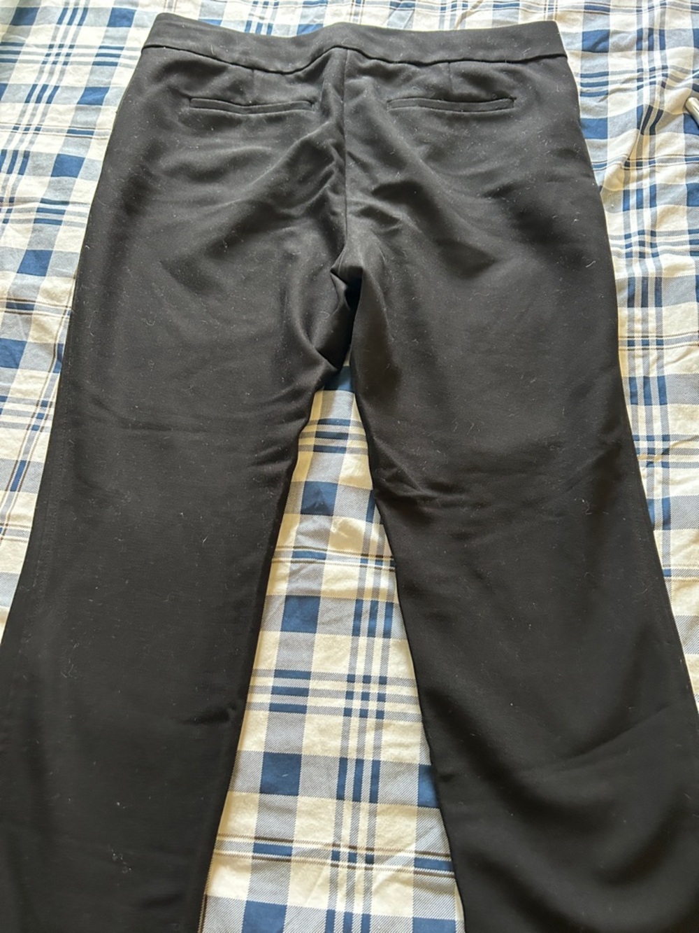 LOFT Black Pull-On Skirt with Hook Closure